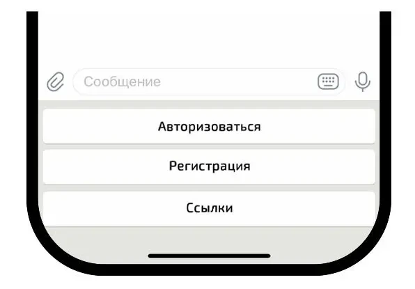 Авторизация в тг боте